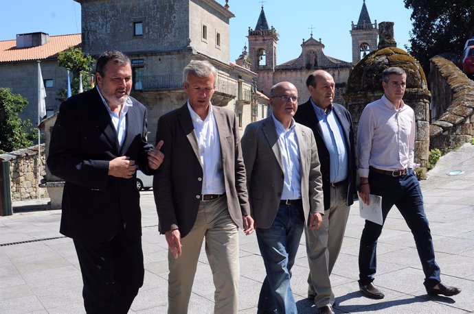 Alfonso Rueda visita Nogueira de Ramuín