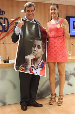 Carolina Marín bádminton CSD Miguel Cardenal