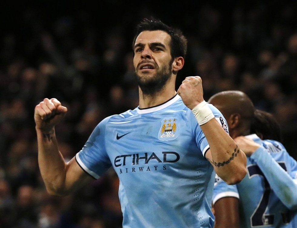 Negredo con el Manchester City