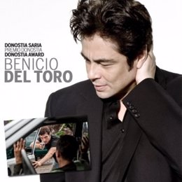 Benicio del Toro, ganador del Premio Donostia 2014.