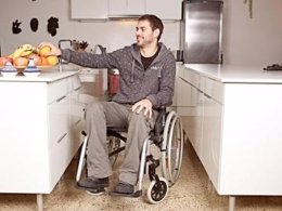 Vivienda adaptada a personas con discapacidad silla de ruedas
