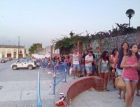 Operativo especial ante la afluencia al casting de 'Juego de Tronos'