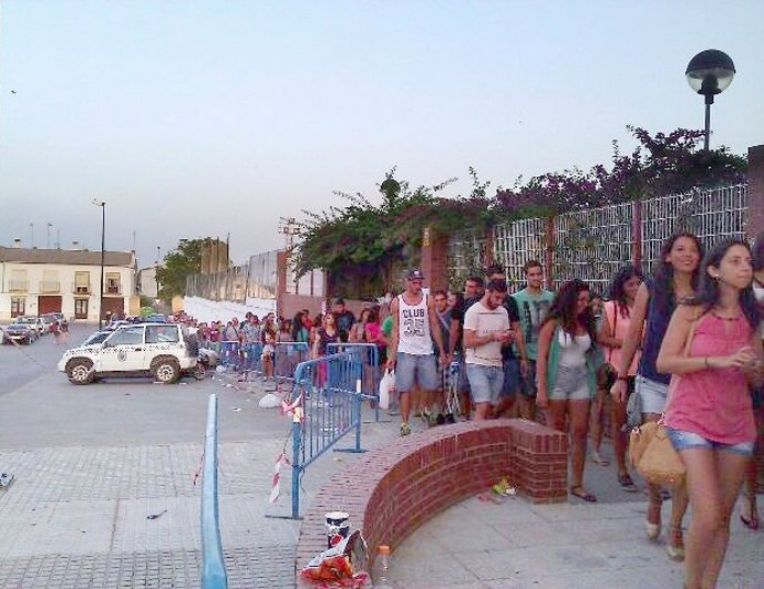 Cola para el casting de Juego Tronos en Osuna