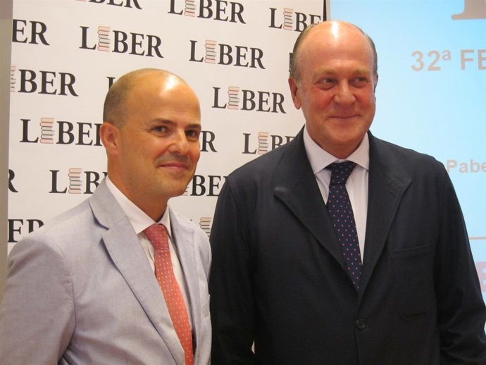 El pte.De la Fed.De Gremios de Editores, X.Mallafré, y el de Meeting E.Lacalle