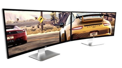 Pantalla curva de Dell