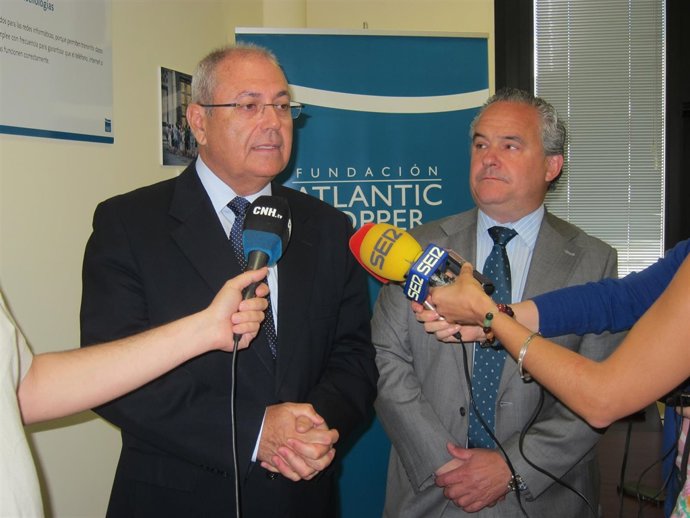 Presidente de la Fundación Atlantic Copper y Francisco Mesonero, de Adecco. 