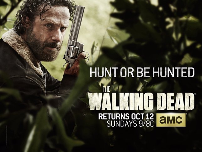 Cazar o ser cazado, en el nuevo cartel de The Walking Dead