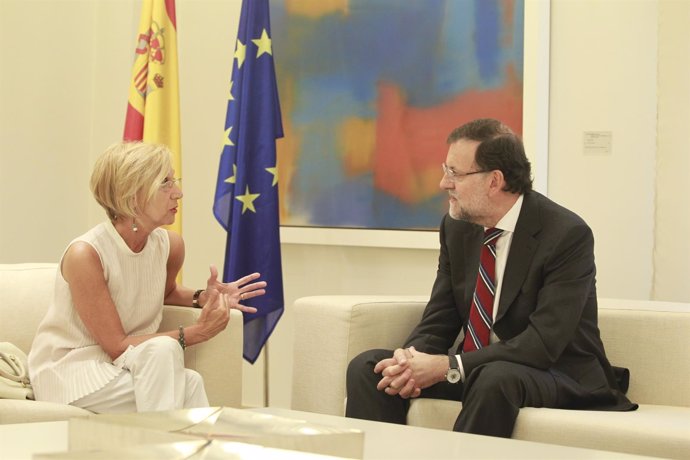 Mariano Rajoy recibe a Rosa Díez