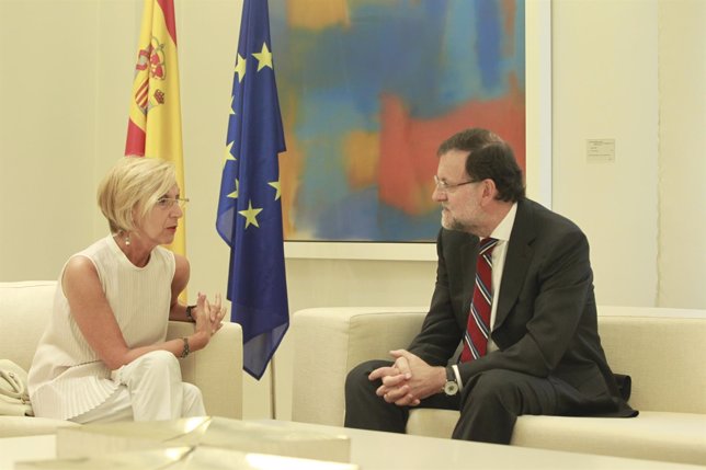 Mariano Rajoy recibe a Rosa Díez