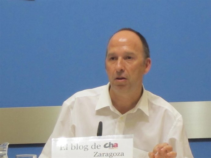 El concejal de CHA, Carmelo Asensio