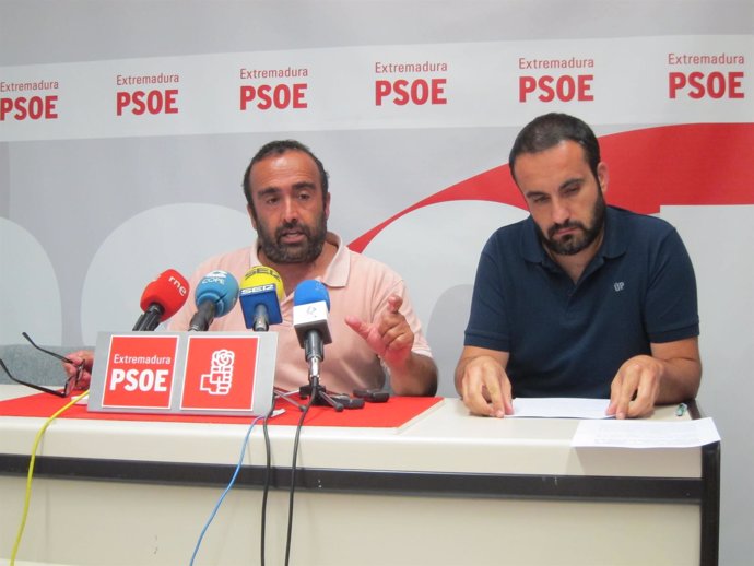 Miguel Ángel Morales Y Eduardo Béjar, Dirigientes Dle PSOE De Cáceres