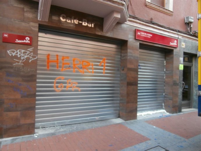 Sede del PSE en Barakaldo   