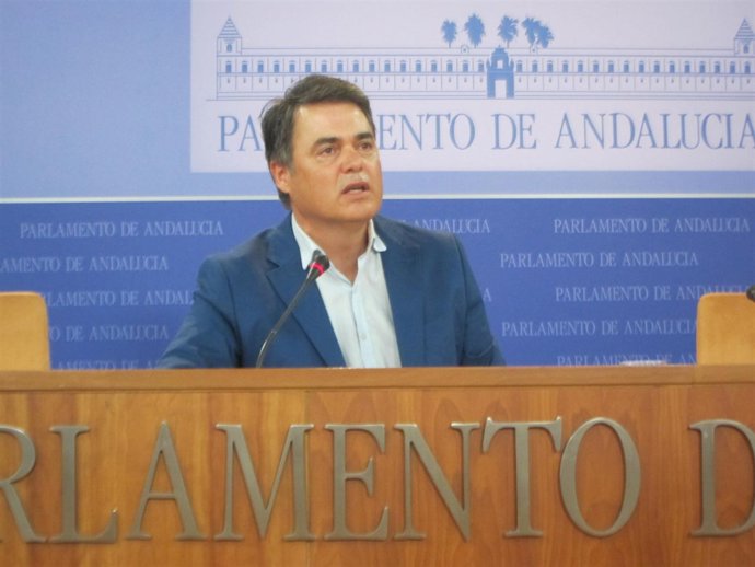 Carlos Rojas en el Parlamento andaluz