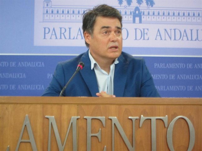 Carlos Rojas en el Parlamento andaluz