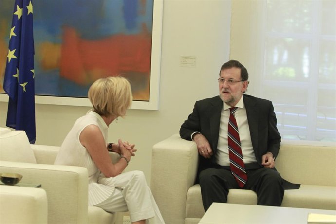 Mariano Rajoy recibe a Rosa Díez
