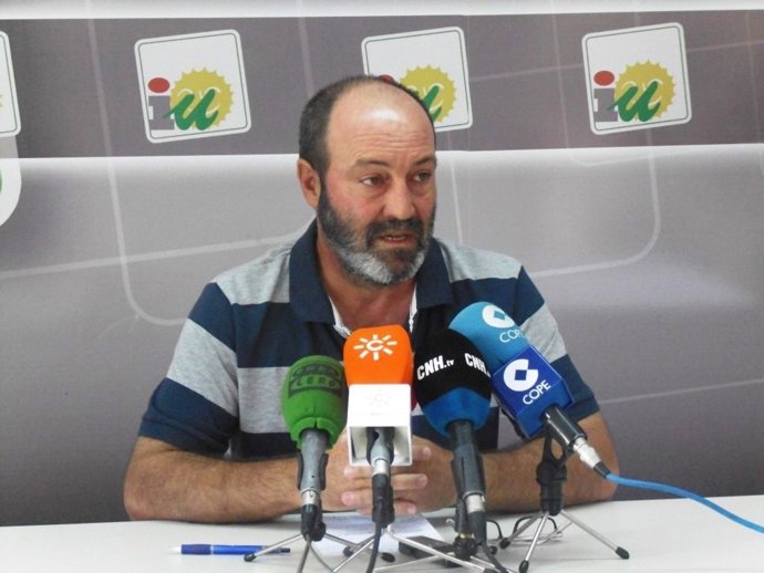 El coordinador provincial de IULV-CA, Pedro Jiménez.
