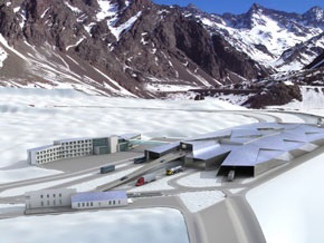 Paso Internacional de Los Libertadores entre Chile y Argentina