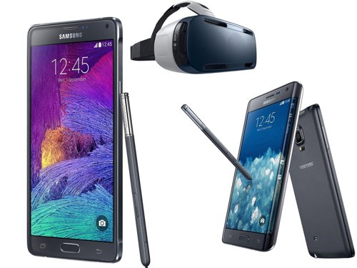 Galaxy Note 4, Galaxy Note Edge y Gear VR de Samsung