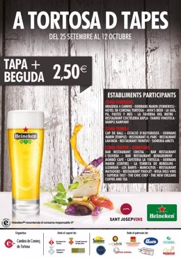 Cartel de 'en Tortosa de Tapas'