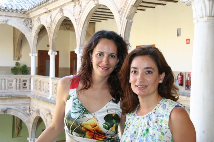 Ana Barranco y Eva Funes, en el curso de la UNIA en Baeza