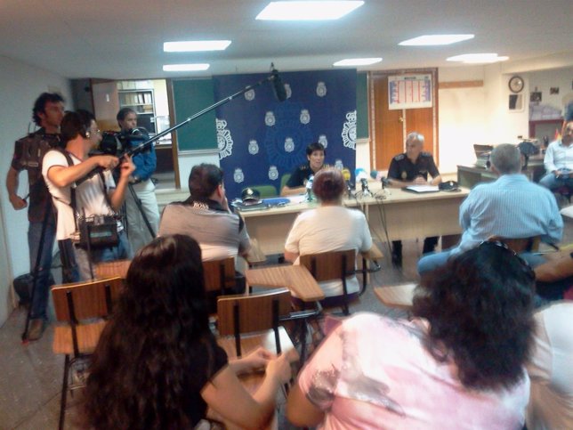 Reunión de los responsables policiales del  pederasta de Ciudad Lineal