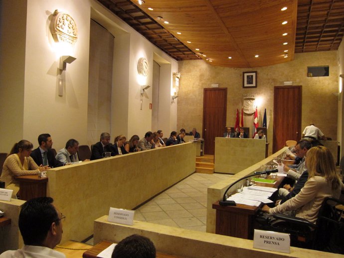 Pleno del Ayuntamiento de Salamanca, septiembre de 2014 
