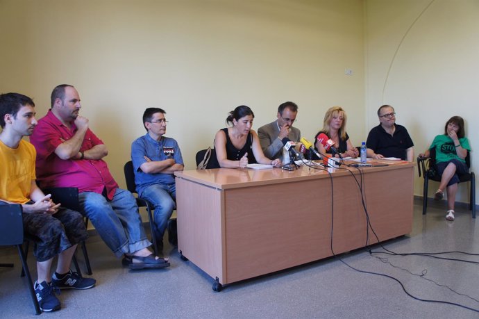Rueda de prensa de la asociación Sabadell Lliure de Corrupció        
