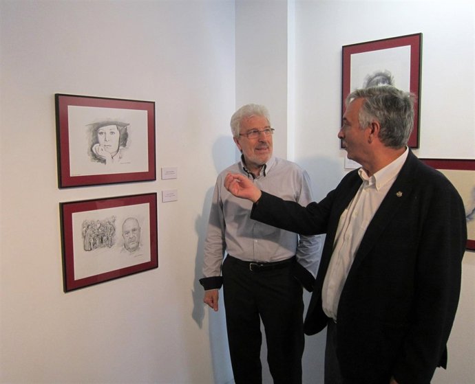 Domínguez y Soria en la presentación de 'Entre bambalinas II'