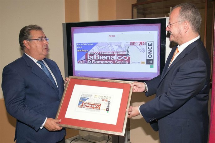Presentación del cupón de la Bienal de Flamenco