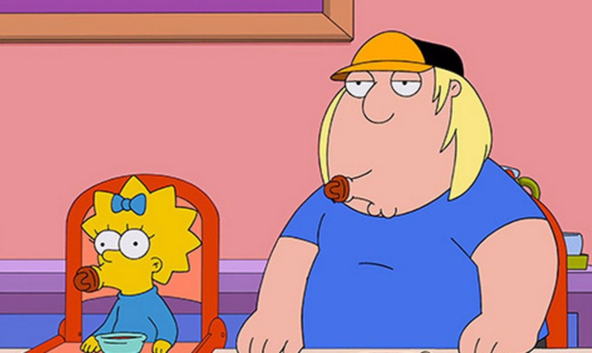 7 imágenes del crossover entre Los Simpson y Padre de Familia