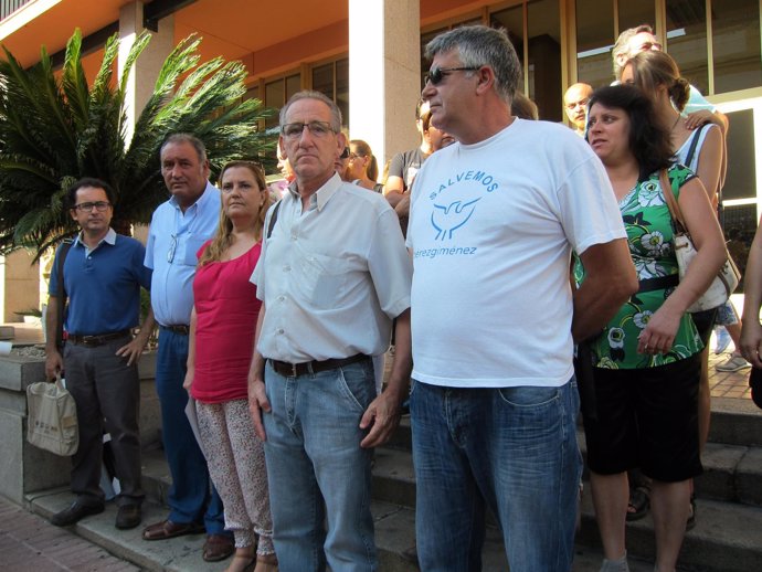 Los representantes sindicales de Pérez Giménez ante el Ayuntamiento