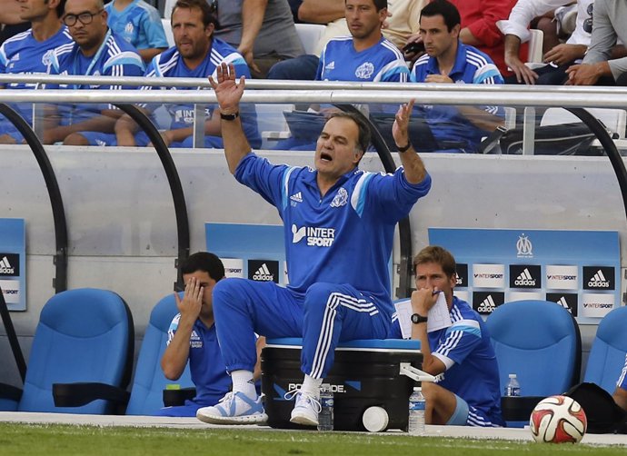 Marcelo Bielsa, entrenador del Olympique de Marsella