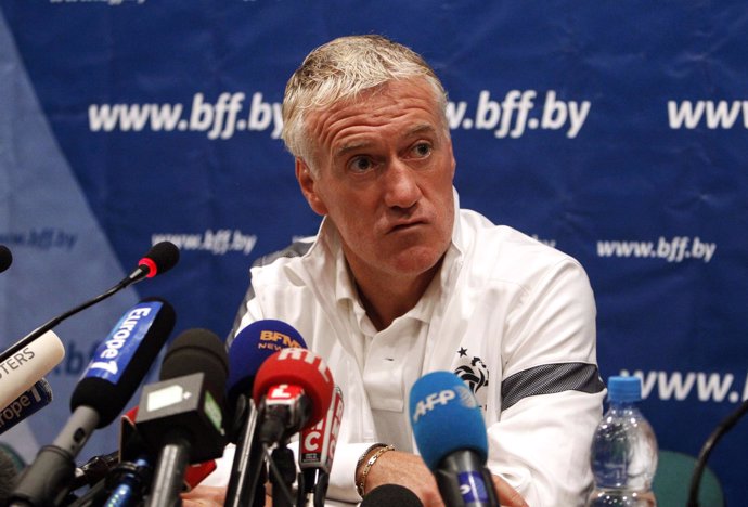 Dider Deschamps en rueda de prensa