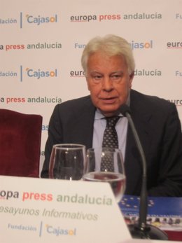 Felipe González en los Desayunos de Europa Press Andalucía