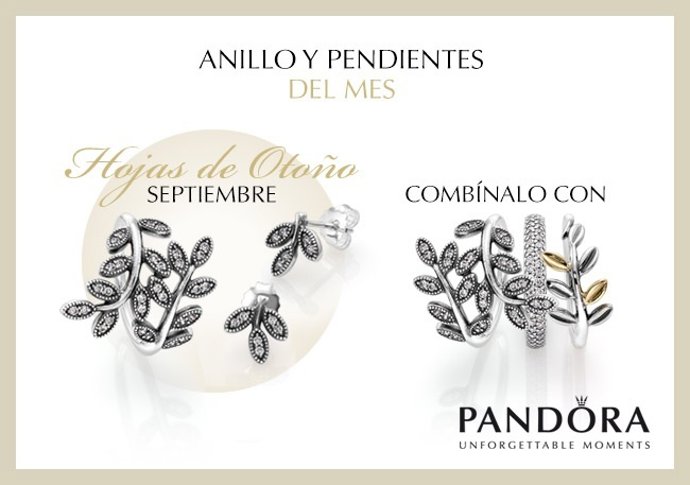 Recibe septiembre con la proteccion y seguridad hojas otoño Pandora