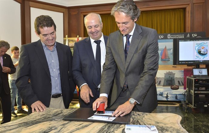 Sello de Correos del Mundial de Vela 