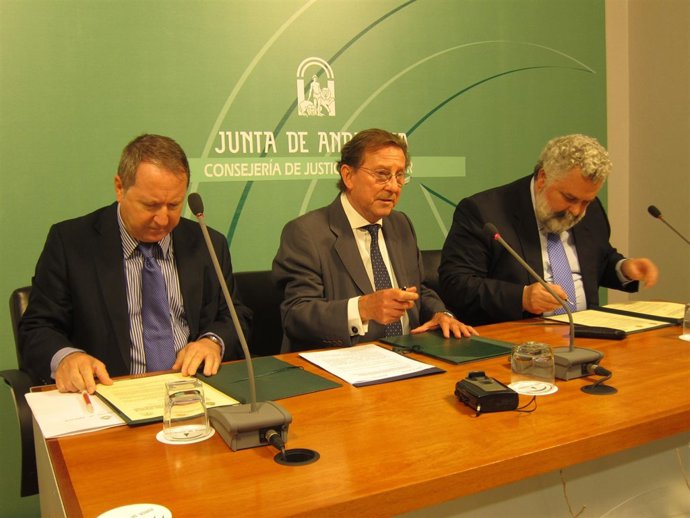 El consejero de Justicia, Emilio de Llera