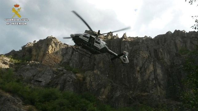 Rescate, helicóptero de la Guardia Civil, accidente