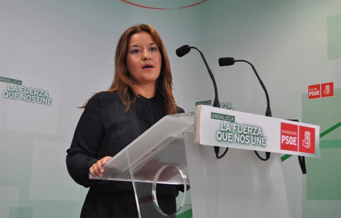 Verónica Pérez en rueda de prensa.