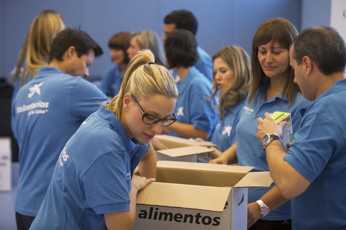 Recogida de alimentos la Caixa 