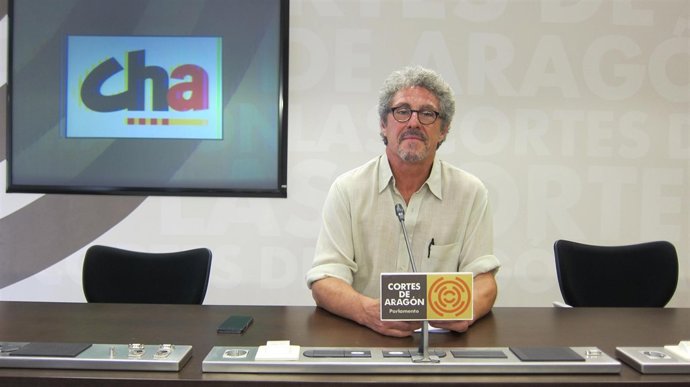 El diputado de CHA en las Cortes de Aragón, Gregorio Briz
