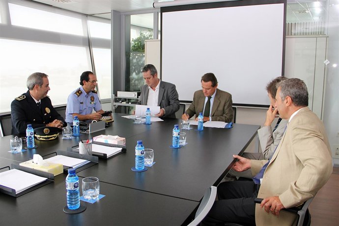 Momento de la firma del convenio