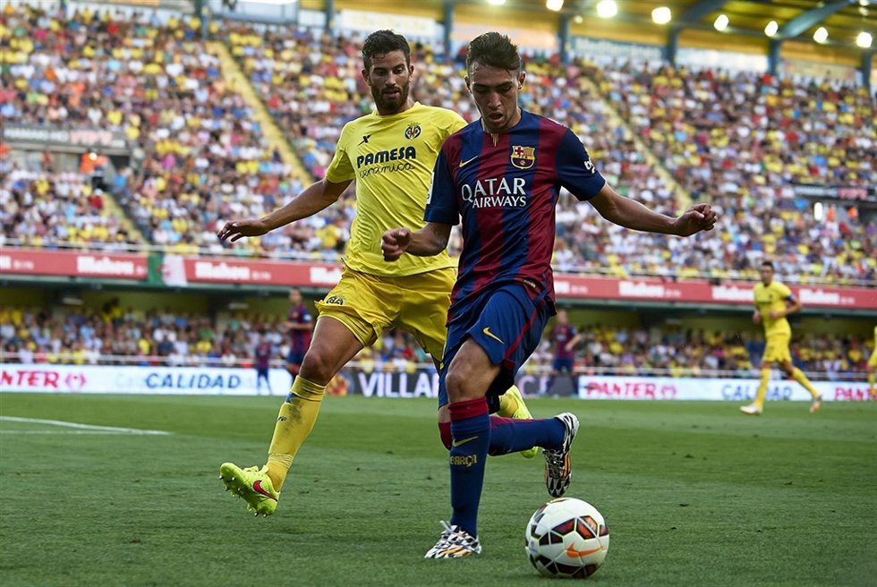 El jugador del FC Barcelona Munir El Haddadi
