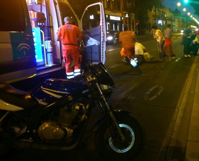 Herida por atropello en la avenida Ramón y Cajal
