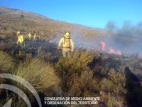 El Infoca da por extinguido el incendio en Lanjarón, que afecta a unas 60 hectáreas