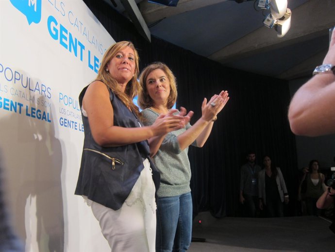 Alícia Sánchez Camacho, vicepta.Soraya Sáenz de Santamaría (PP)