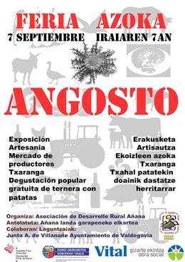 Cartel de la feria de angosto