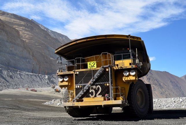 Camión en una mina de Chile