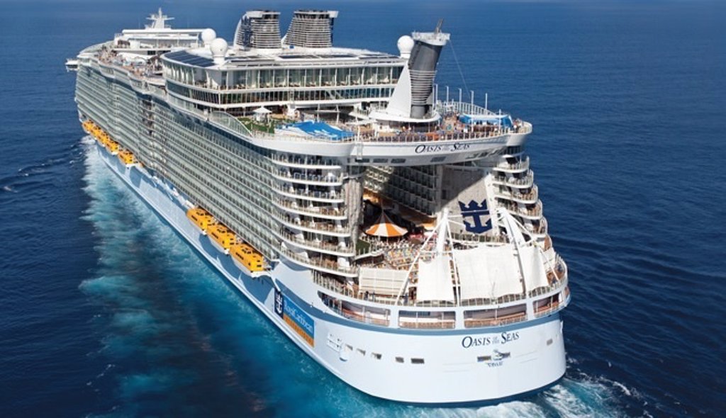 El 'Oasis of the Seas', el crucero más grande del mundo, llegará este