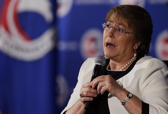 Chilean President Bachelet answers questions after her speech at the U.S. Chambe